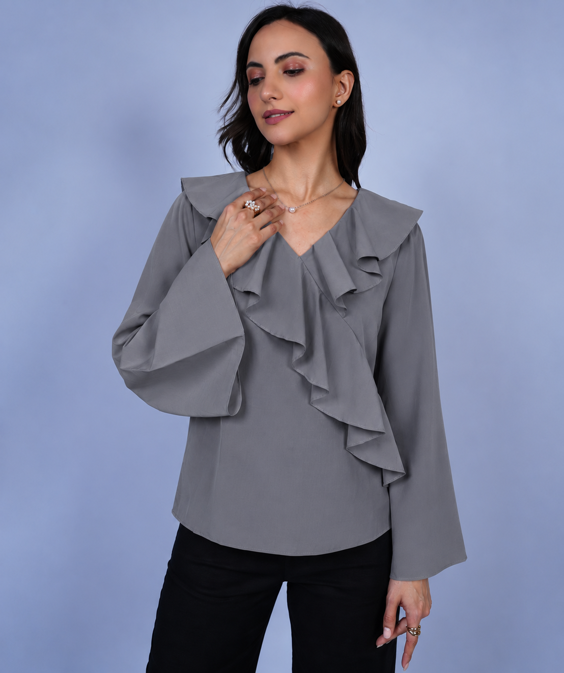 Shadow rhapsody blouse